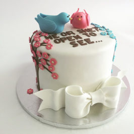 Gender Reveal Cake