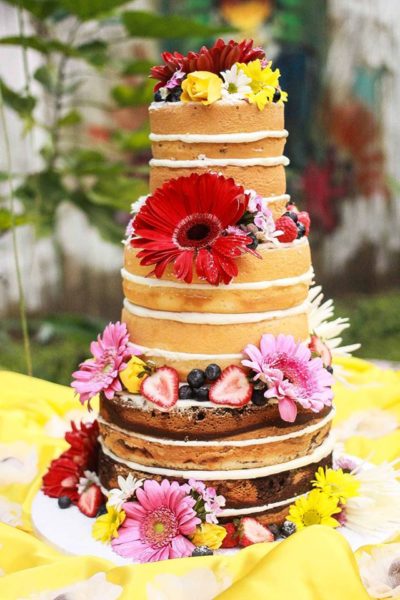 Summer Naked Cake