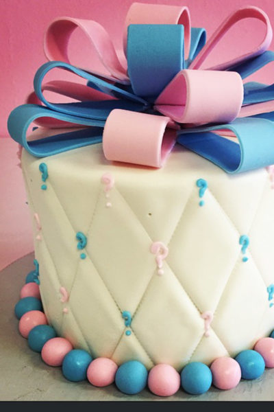 Gender Reveal Cake