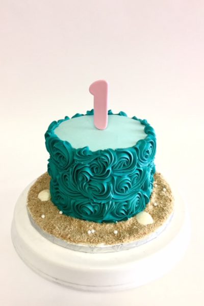 Sand & Sea Smash Cake