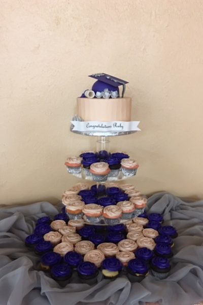 Graduation Cupcake Tower